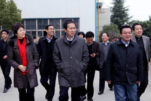 安徽省統(tǒng)計(jì)局局長(zhǎng)錢(qián)曉康視察中德